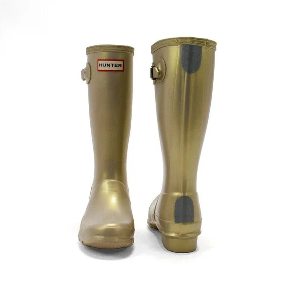 Hunter Nebula Wellington JFT6040NEB-PGL Kids 4 Gold Waterproof Rain Boot JOBB114